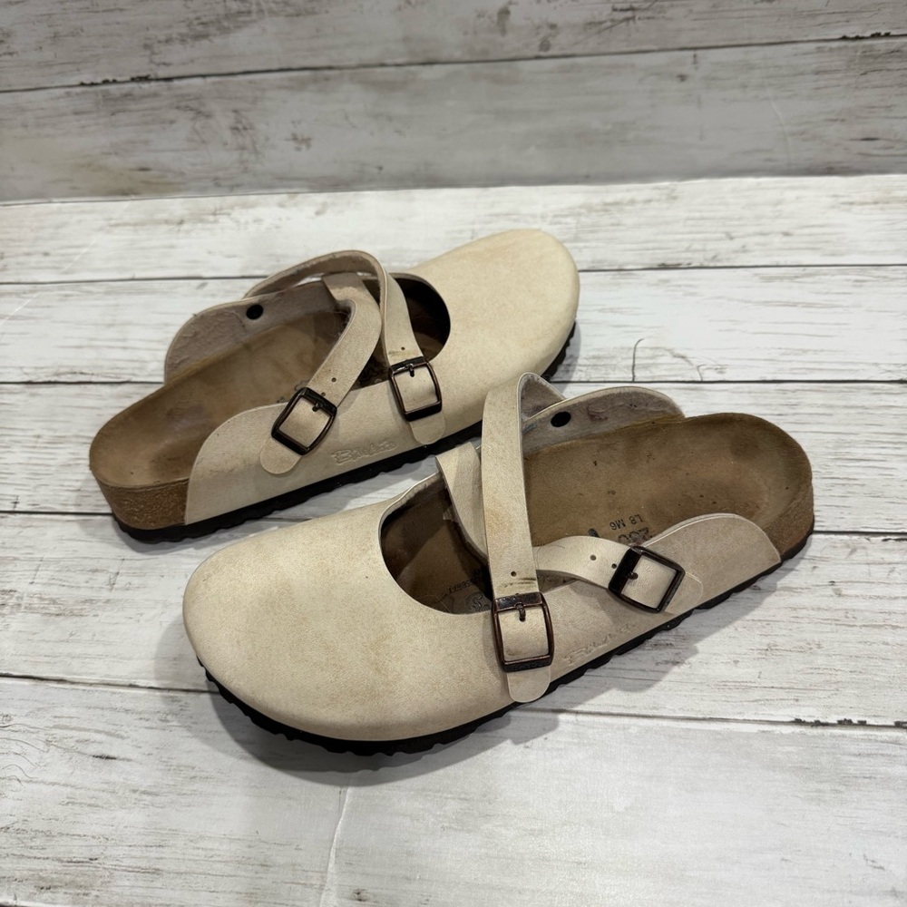 Birki's by Birkenstock Dorian Leather Buckle Clogs L8 - Picture 10 of 10